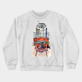 Retro vintage train Crewneck Sweatshirt